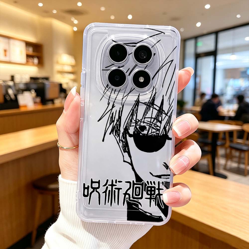 Xiaomi Poco X6 - เคสโทรศัพท์ใสป้องกัน Jujutsu Kaisen สำหรับ Xiaomi POCO