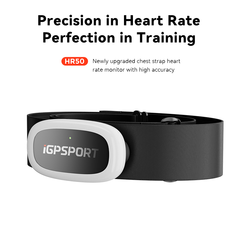 Breath Rate Monitor - เซ็นเซอร์วัดอัตราการเต้นของหัวใจ HR50 IGPSPORT ANT+ ใช้ได้กับคอมพิวเตอร์ GARMIN