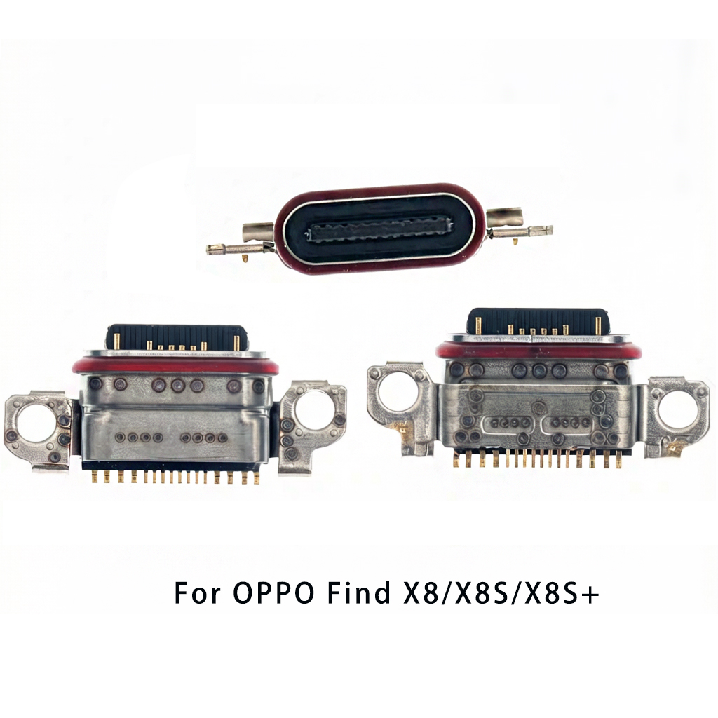 Oppo Find X8 - 2-50 ชิ้นสำหรับออปโป้ ไฟนด์ X8/X8S/X8S+ ขั้วต่อชาร์จอินเทอร์เฟซ USB