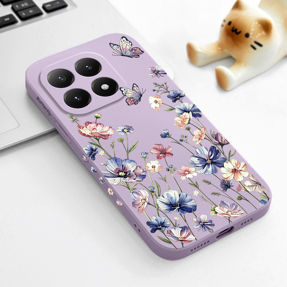 Xiaomi Poco X6 - เคสโทรศัพท์ลายผีเสื้อสำหรับ Xiaomi Poco X8 M8 F8