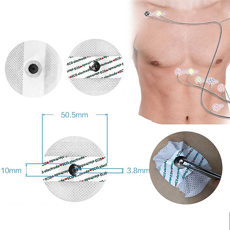 50 ชิ้น/ถุง Electrode Patch ทา - Ecg Patch Monitor บทวิจารณ์และราคา