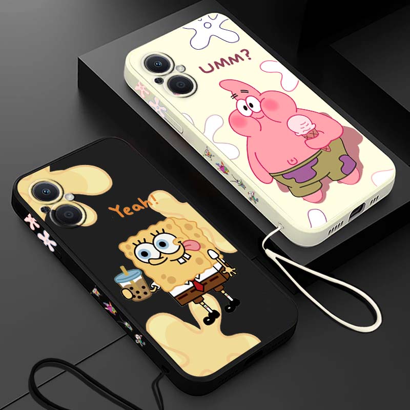 เคสโทรศัพท์ลายฟองน้ำบ๊อบ สแควร - Oppo A78 บทวิจารณ์และราคา
