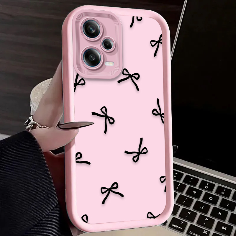 เคสโทรศัพท์ลายโบว์รูปหัวใจสีดำ - Xiaomi Redmi Note 13 บทวิจารณ์และราคา