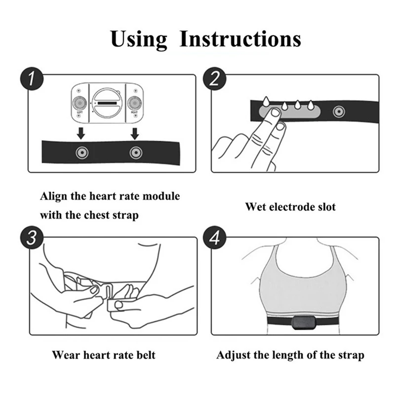 1/2PCS เครื่องวัดอัตราการเต้นข - Breath Rate Monitor บทวิจารณ์และราคา